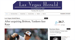 Desktop Screenshot of lasvegasherald.com