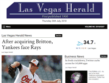 Tablet Screenshot of lasvegasherald.com